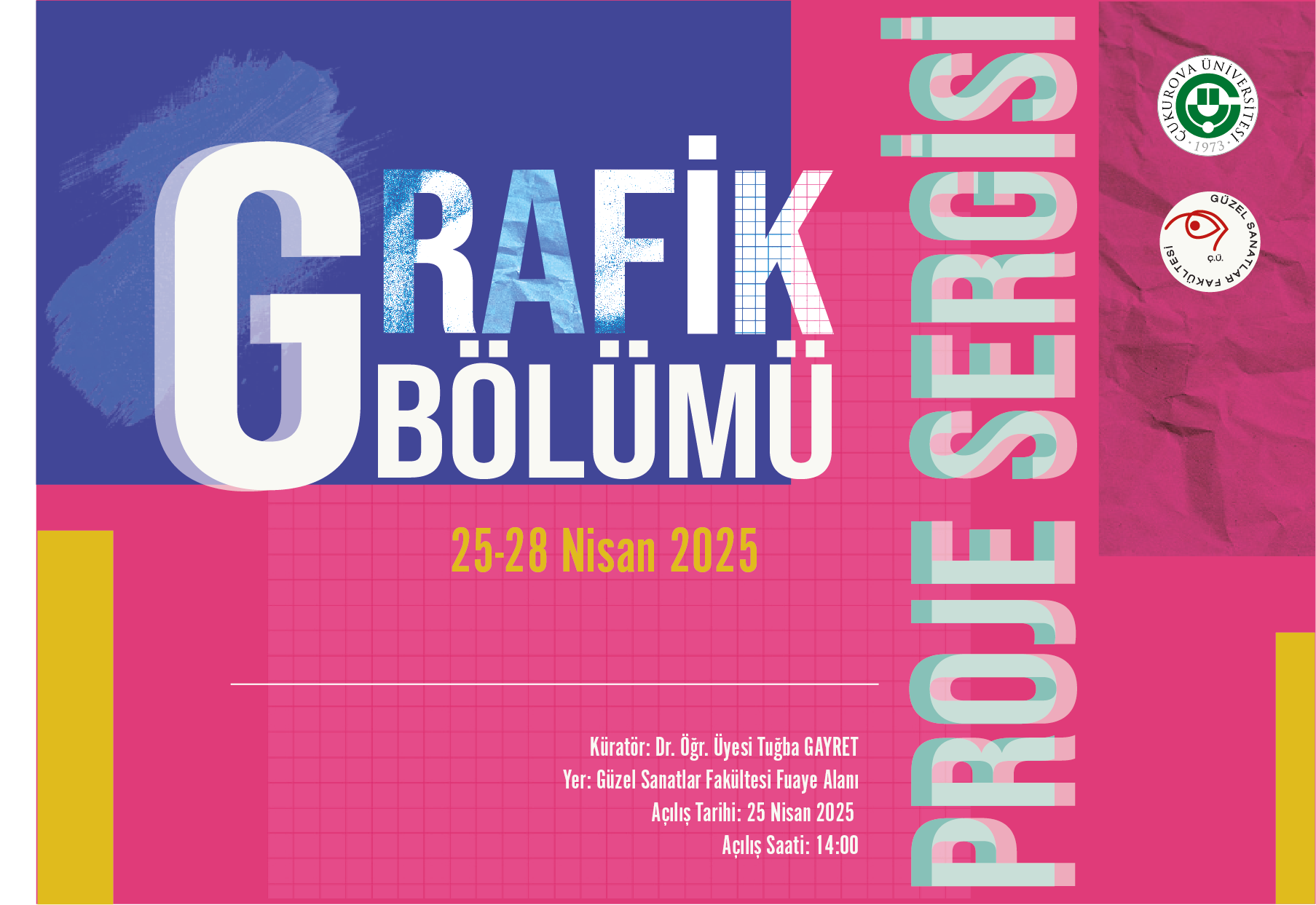 Grafik Bölümü Öğrencileri Proje Sergisi